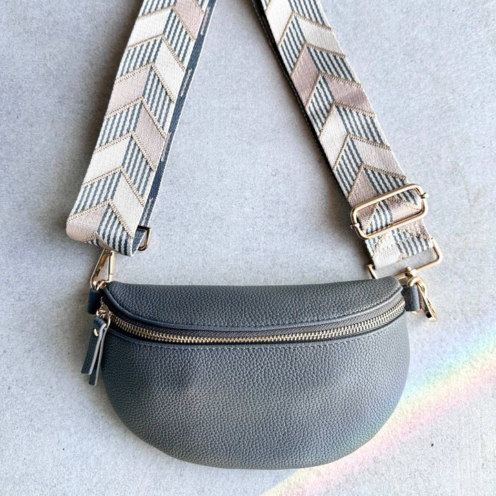 MILLY CROSSBODY- charcoal