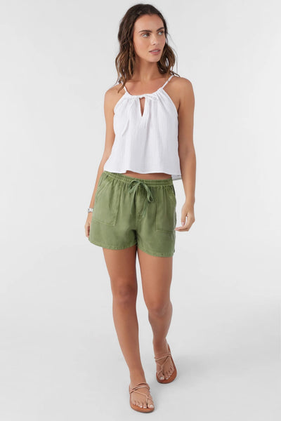 FRANCINA SHORT - black, oil green, slate or straw