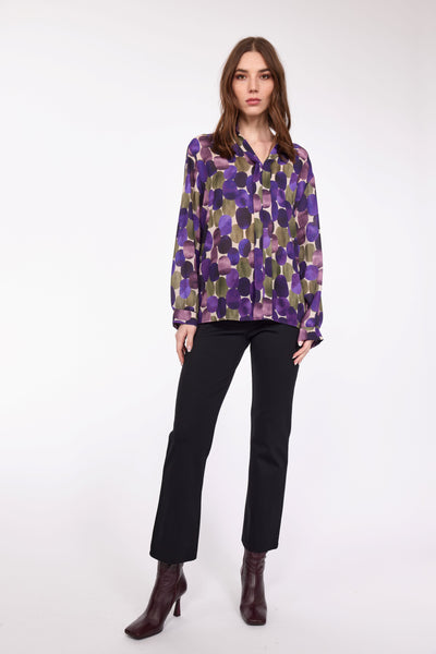 SILAS BLOUSE - green or purple
