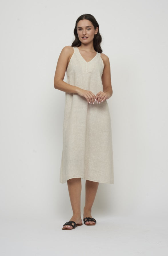 SIENNA LINEN DRESS
