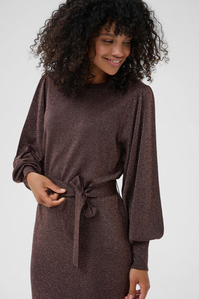 GINA KNIT BELT DRESS