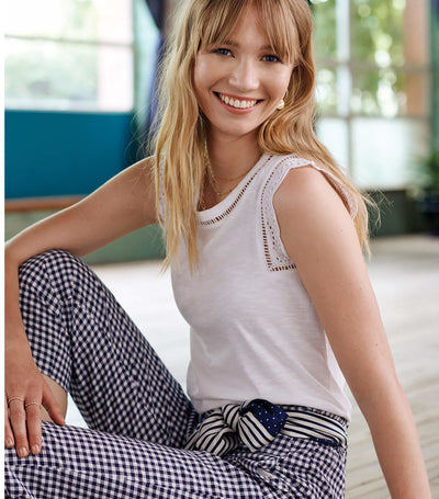 ARI TOP - wild lime, white or dubarry