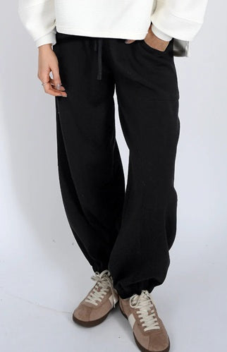 JAN SOFT KNIT BARREL PANT