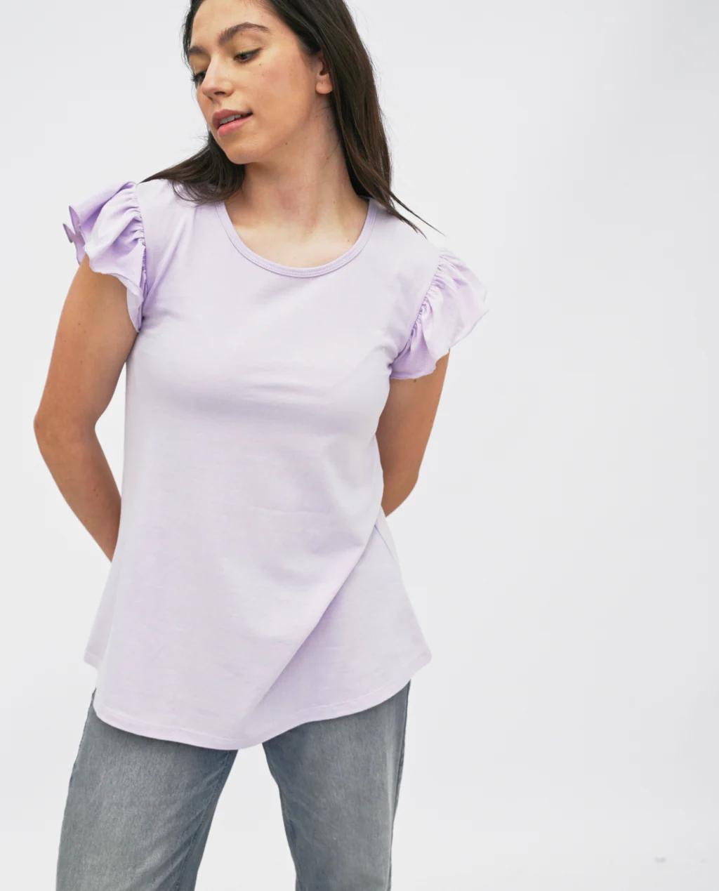 ARLETH SWING TOP- black, pastel lilac, prism pink or white