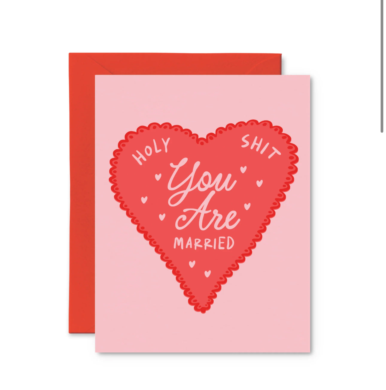 HOLY SHIT YOU ARE MARRIED CARD