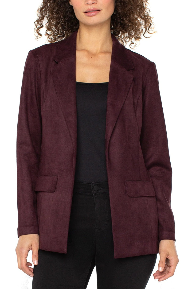 OXBLOOD BOYFRIEND BLAZER
