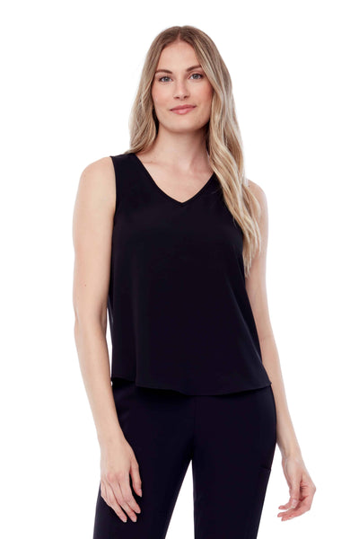 SURI SLEEVELESS TOP - black, cobalt or emerald