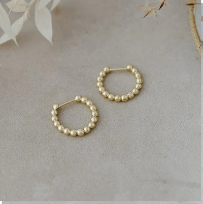 PINPOINT HOOPS - gold or silver