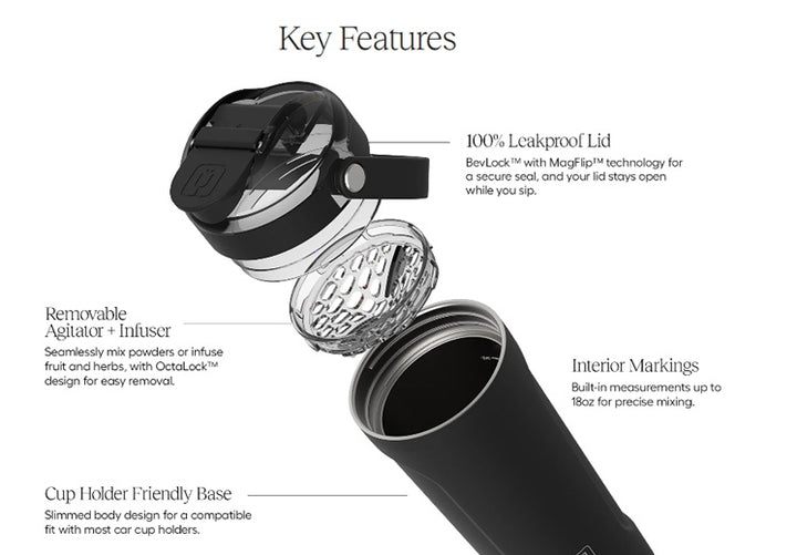 MULTISHAKER - sage, rose taupe or nightfall blue