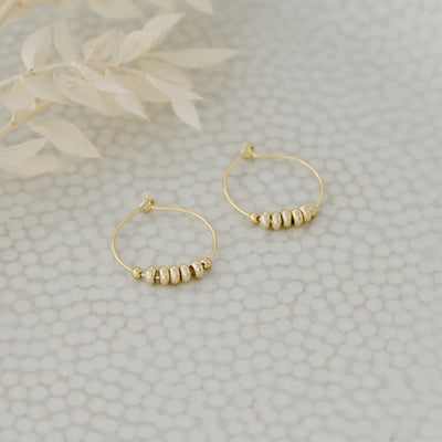 CALLIE HOOPS - gold or silver