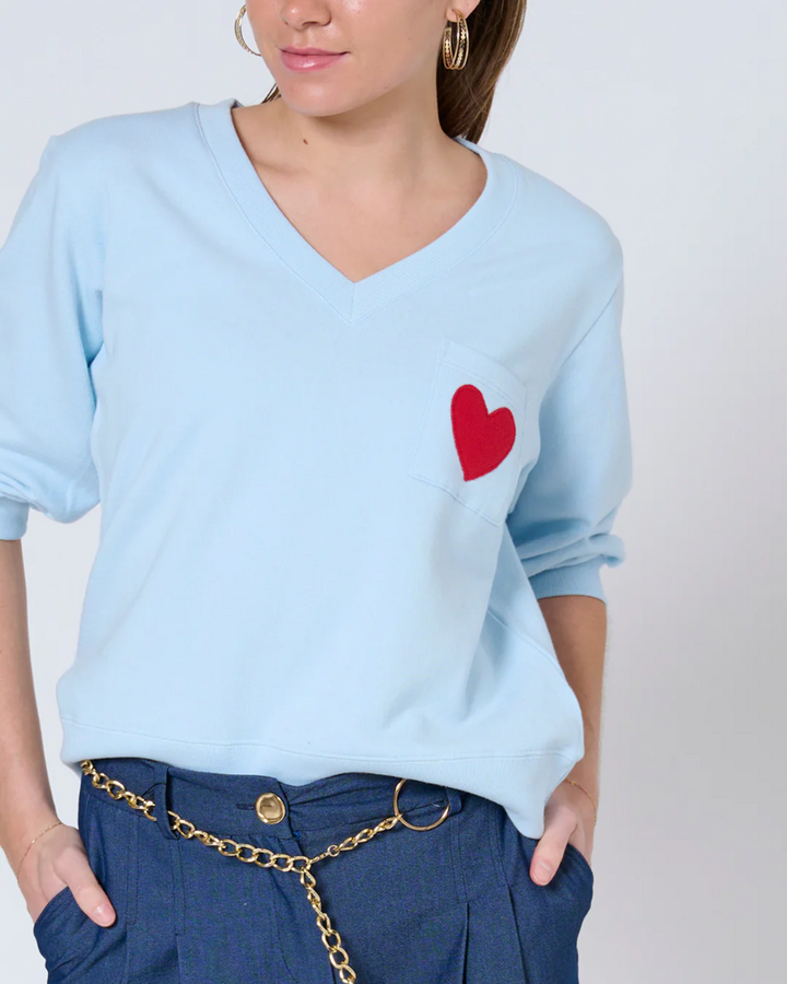 ANJA V-NECK SWEATSHIRT