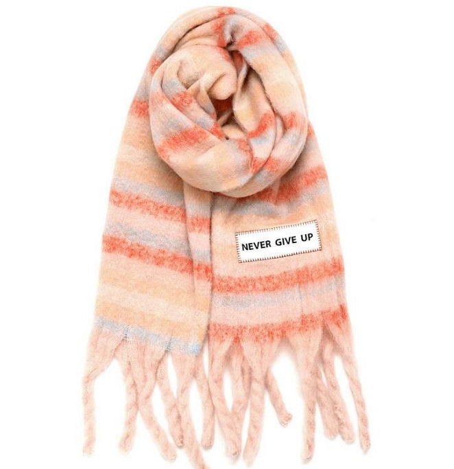 VERB TO DO SCARF - Never Give Up