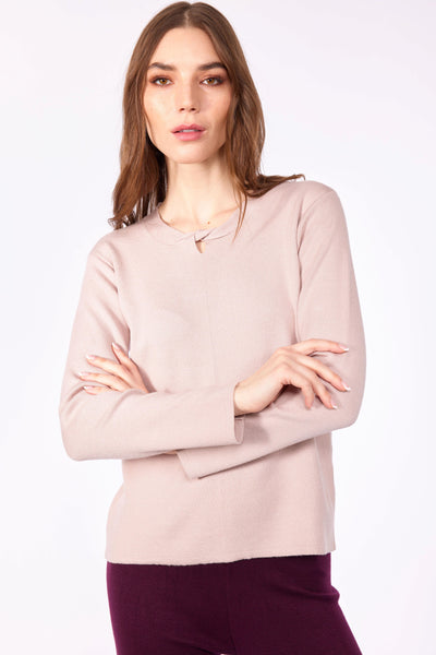 NEOLA SWEATER -black, bordeaux or light pink