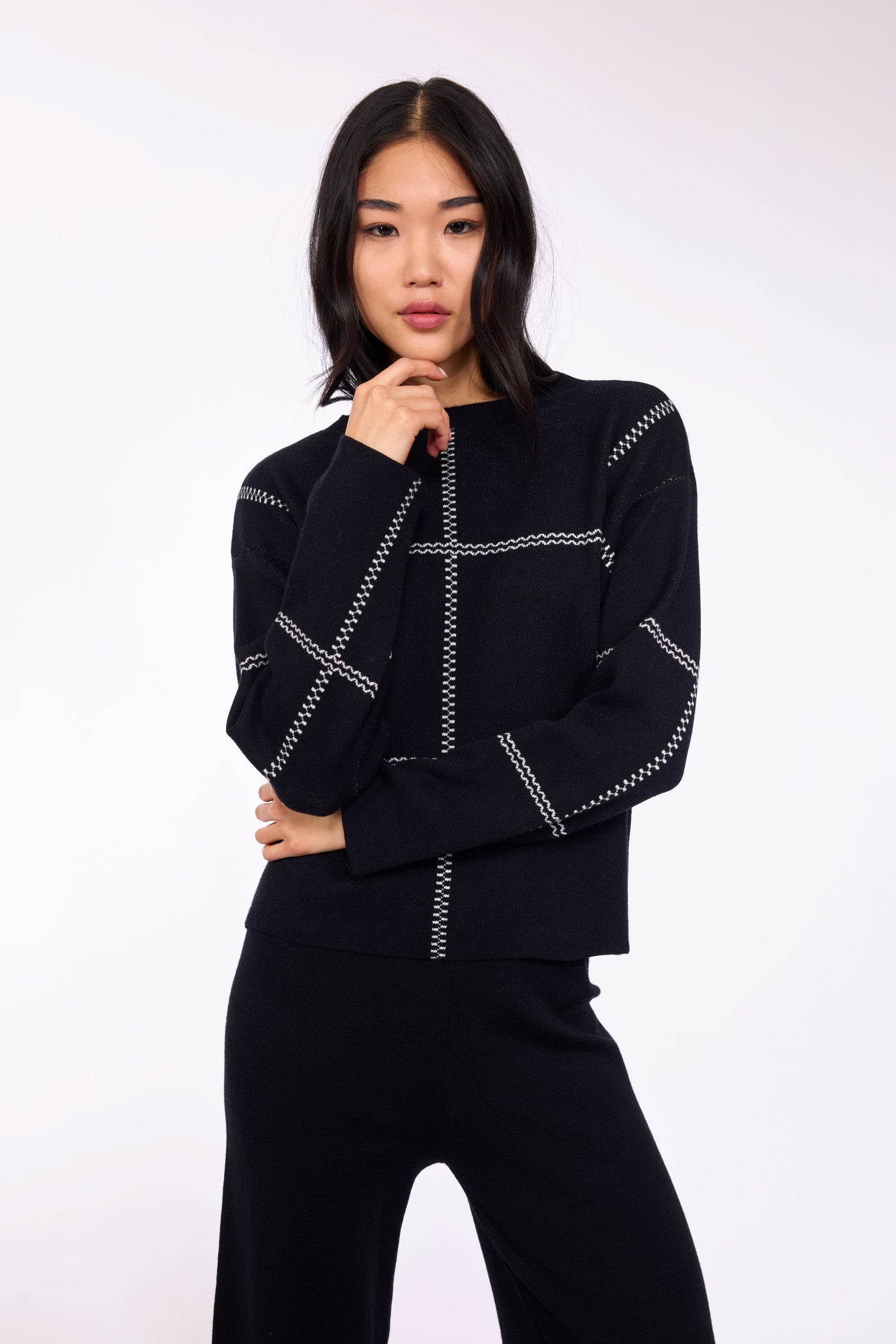 VERITY CHECK SWEATER