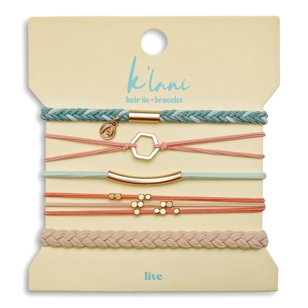 LIVE HAIR TIE BRACELETS