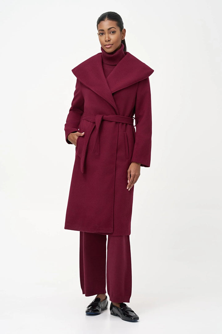 BORDEAUX EMBRACE COAT