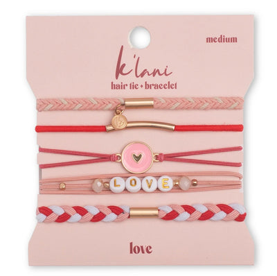 LOVE HAIR TIE BRACELETS