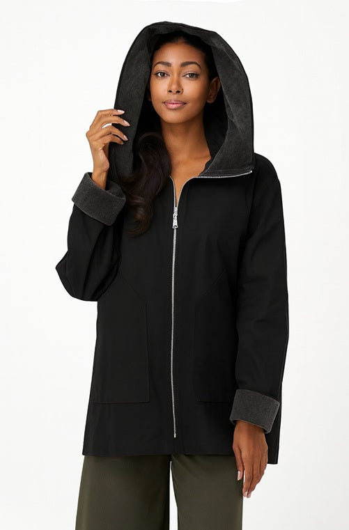CLOAK JACKET - black