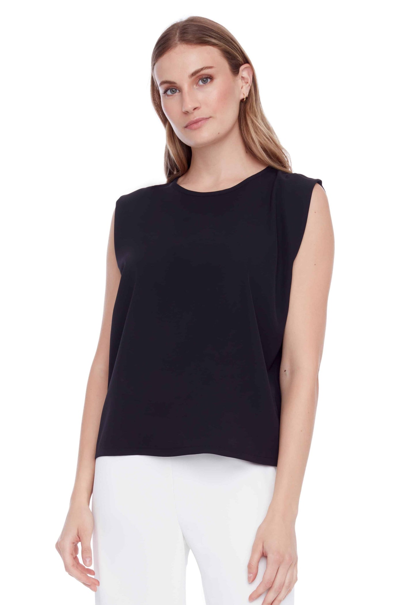 MAYLEE SLEEVELESS TOP - black or mocha