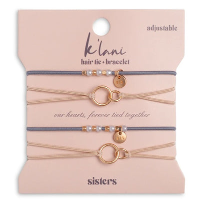 SISTERS HAIR TIE BRACELETS