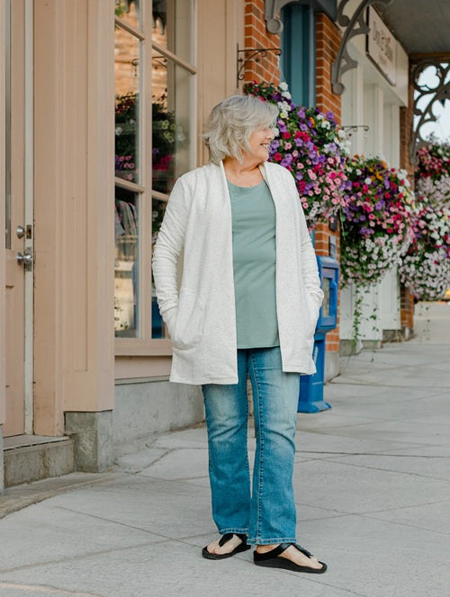 CLASSIC BRITON CARDIGAN -confetti