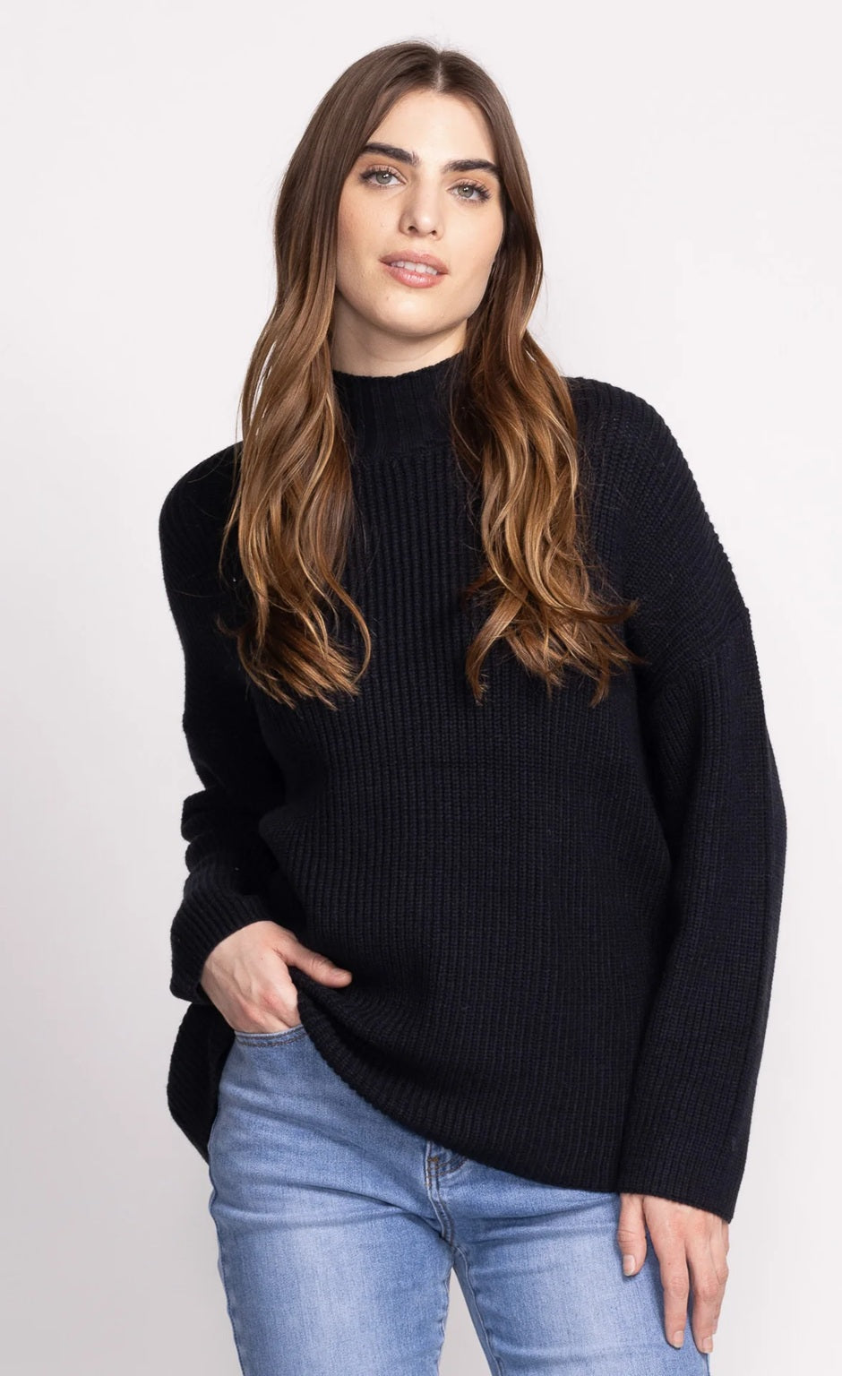 CALLIE SWEATER- black or cream