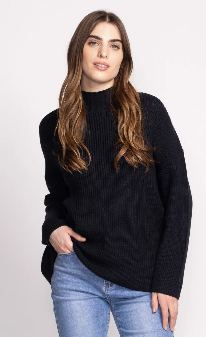 CALLIE SWEATER- black or cream