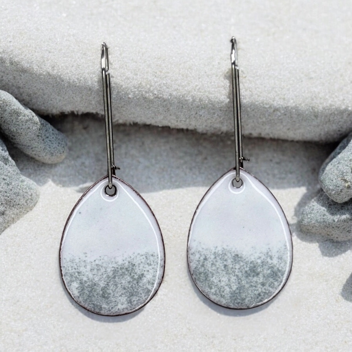 OCEAN STONE TEARDROP EARRINGS