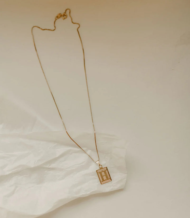 PRESLEY LETTER NECKLACE