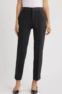 GEMMA CIGARETTE PANT - heathered charcoal 27"