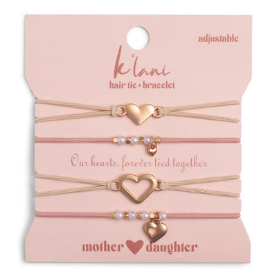 MOTHER / DAUGHTER HAIR TIE BRACELETS