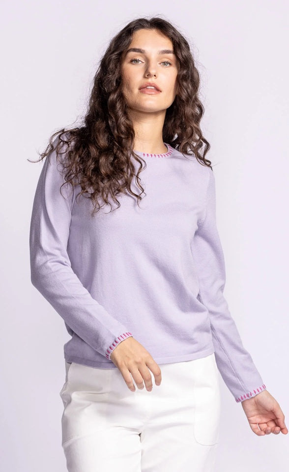 PATRICIA SWEATER - lilac or grey
