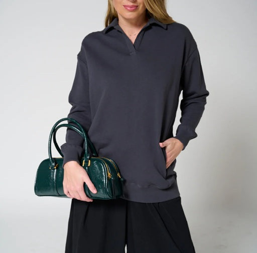 VERONIQUE POLO SWEATSHIRT