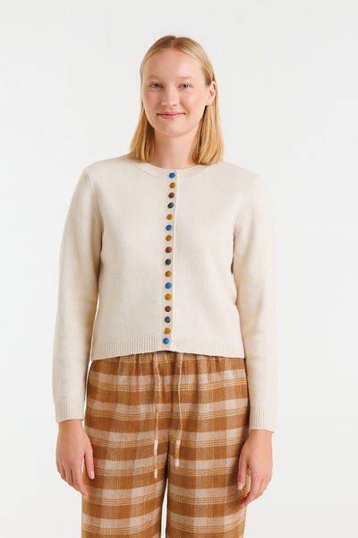 HILDA CARDIGAN - off white