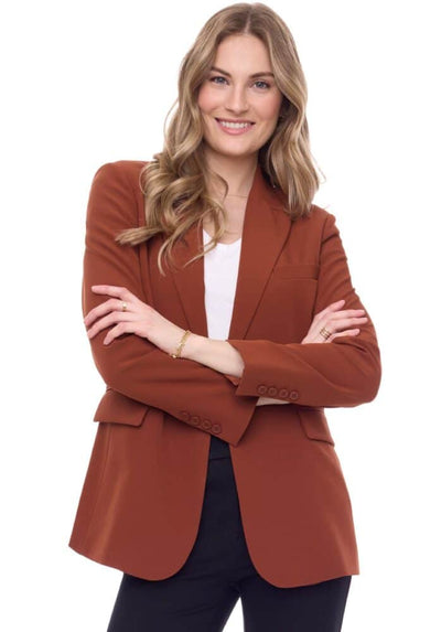 MIA PALERMO TAILORED BLAZER - azure or paprika