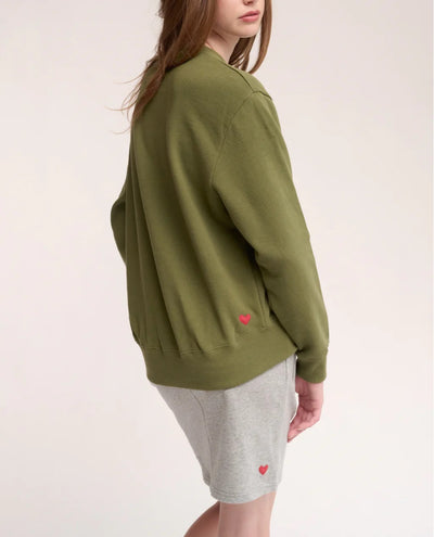 KIMMY SWEATSHIRT - grey mix or capulet olive