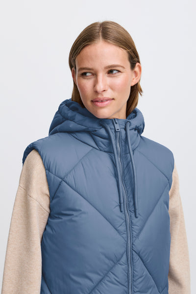 BOMINA VEST -blue horizon