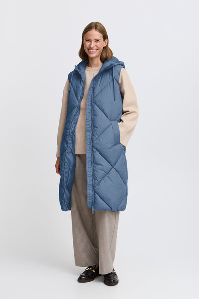 BOMINA VEST -blue horizon