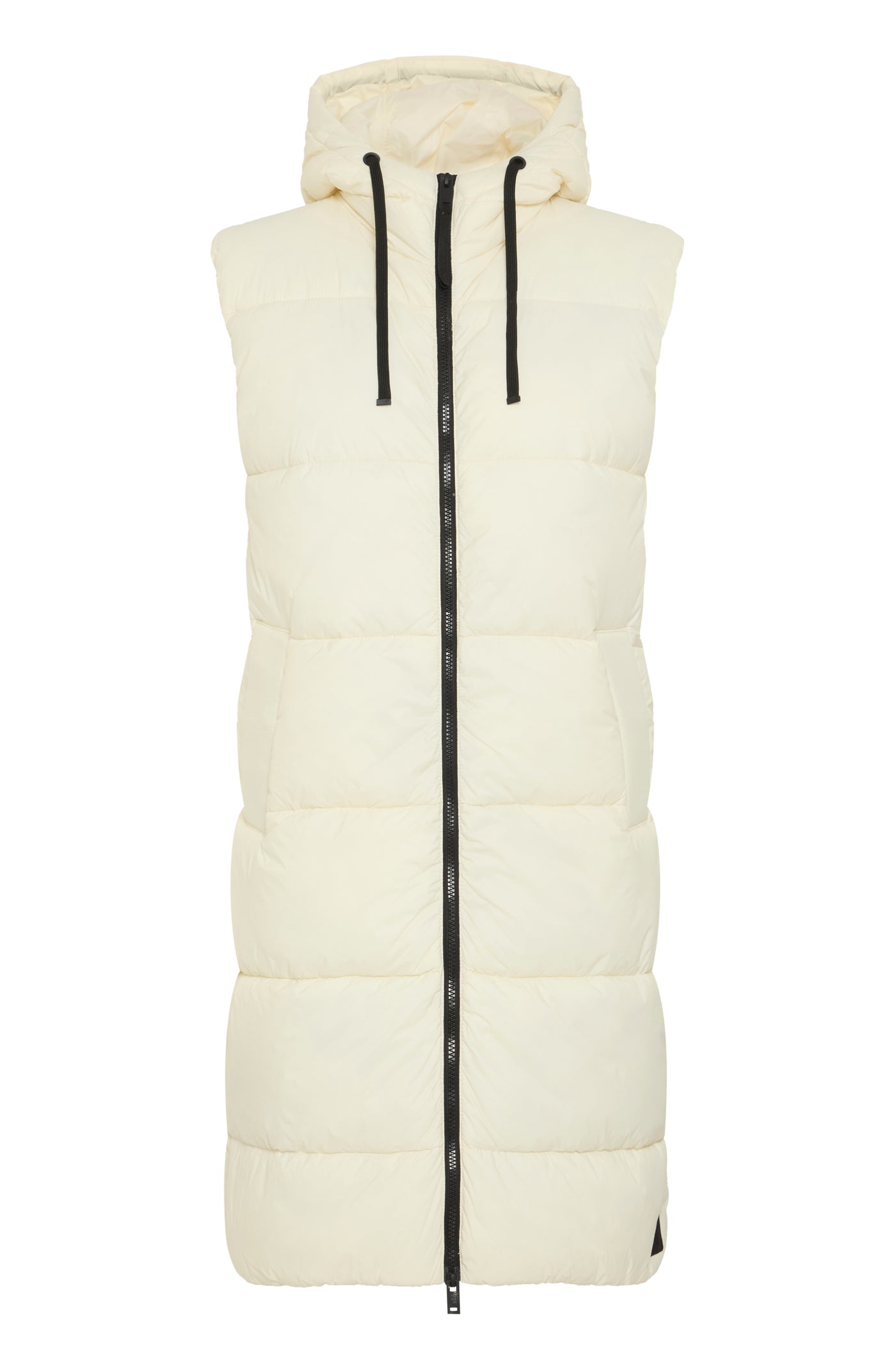 MINAX LONG VEST - egret