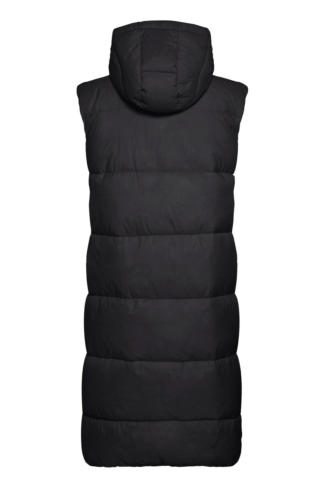 MINAX LONG VEST - black