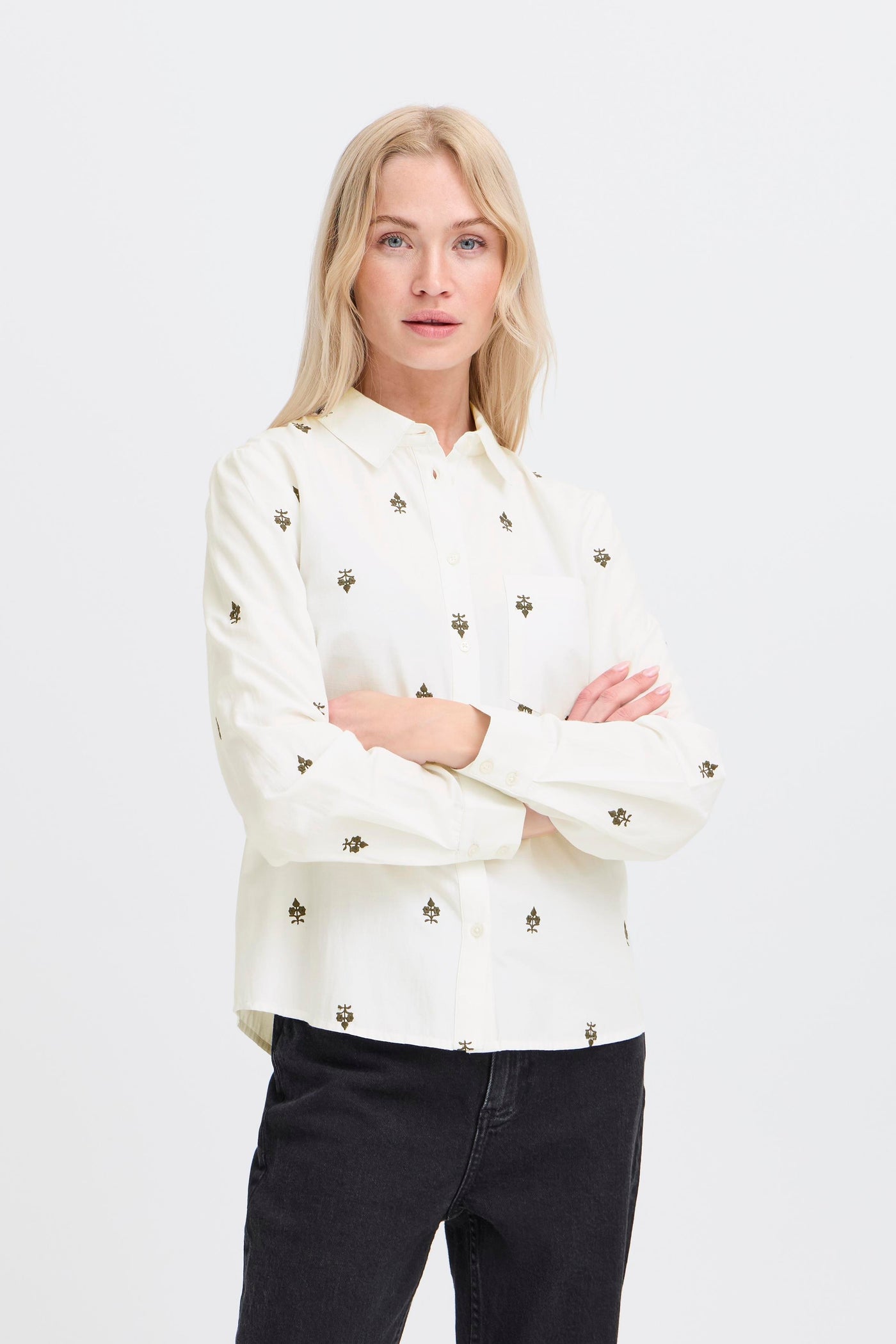 HILOU EMBROIDERED SHIRT