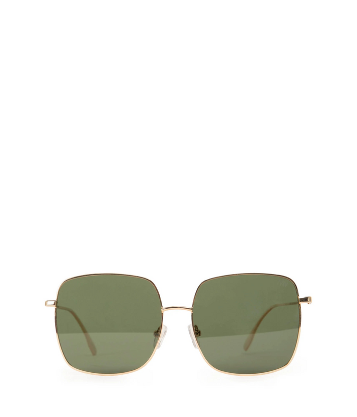 KAYA SQUARE SUNGLASSES - gold, gold olive, silver grey or rose gold brown
