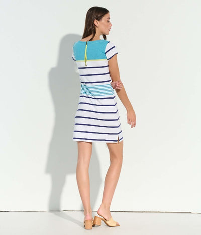 TROPICAL STRIPES NELLIE DRESS