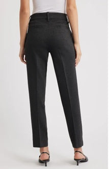 GEMMA CIGARETTE PANT - heathered charcoal 27"