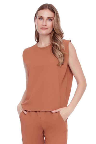 MAYLEE SLEEVELESS TOP - black or mocha