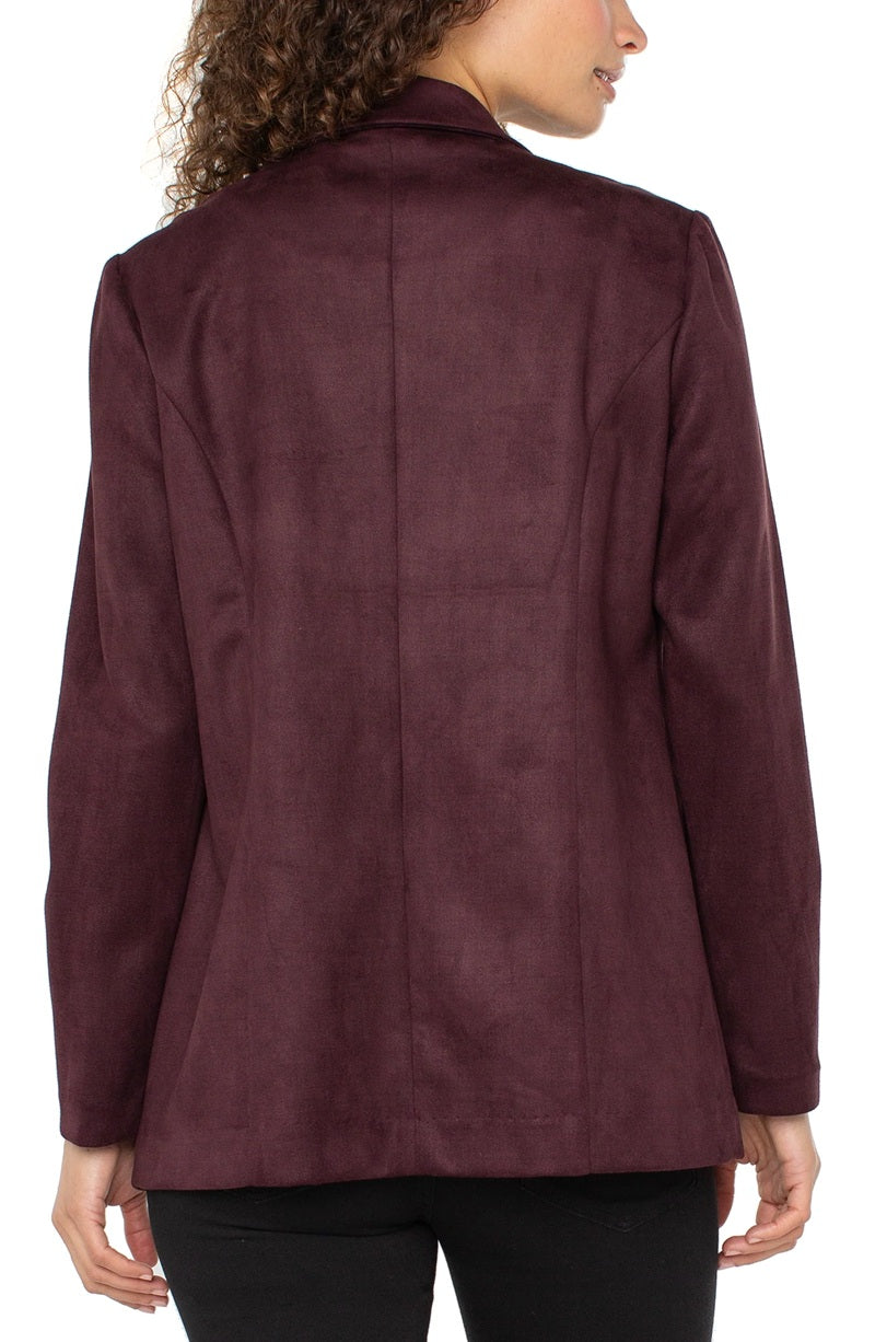 OXBLOOD BOYFRIEND BLAZER