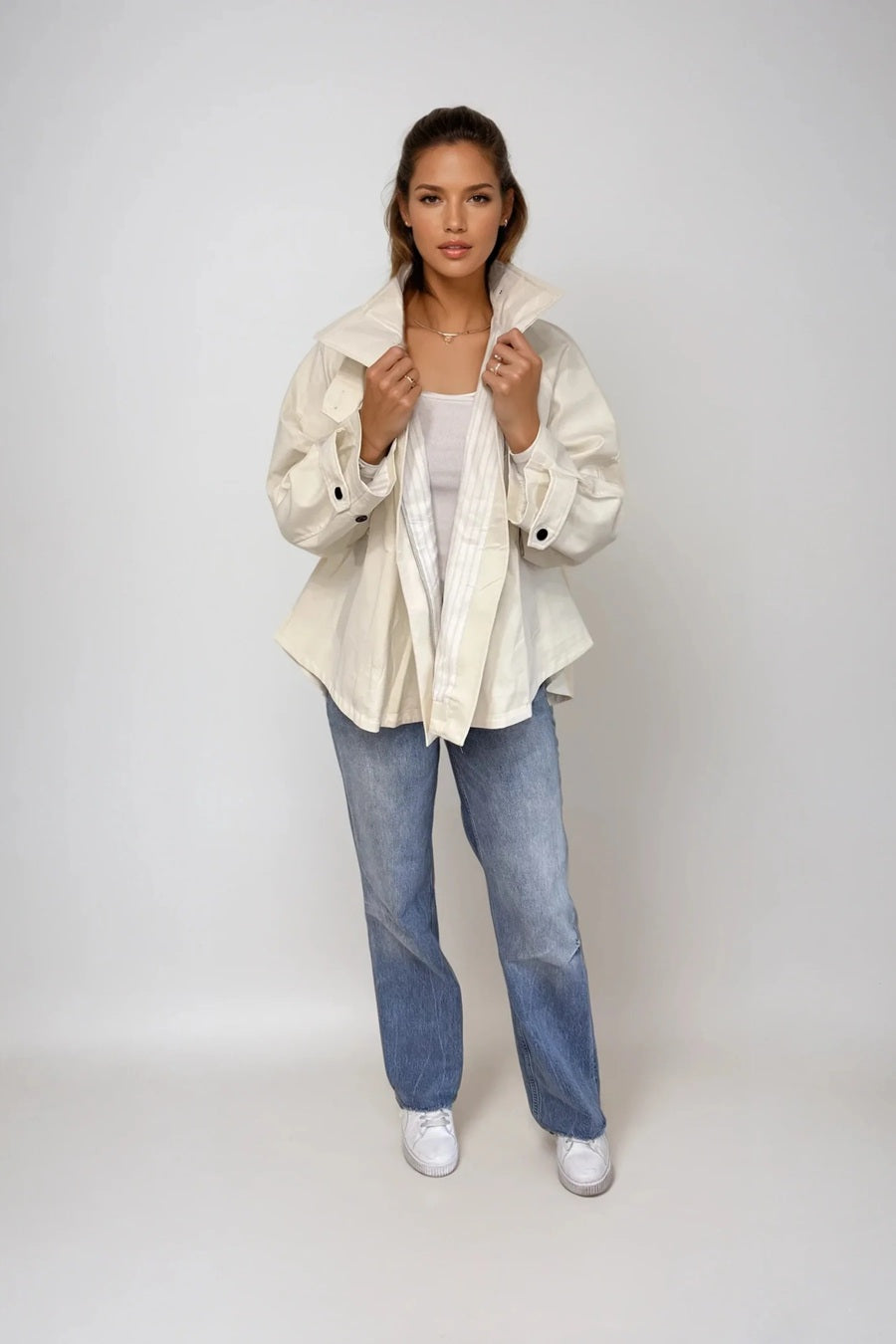 HUDSON FALL JACKET - sugar