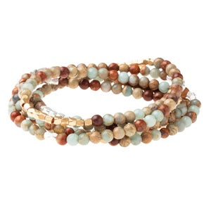 AQUA MARINE STONE WRAP  - Stone of Peace