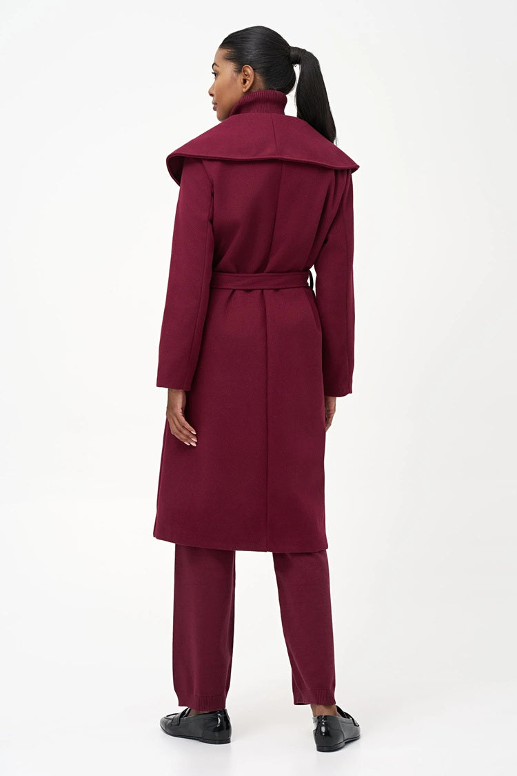 BORDEAUX EMBRACE COAT