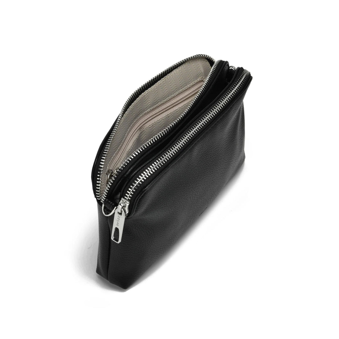 ALTHI DOUBLET CROSSBODY - black, brown, bone